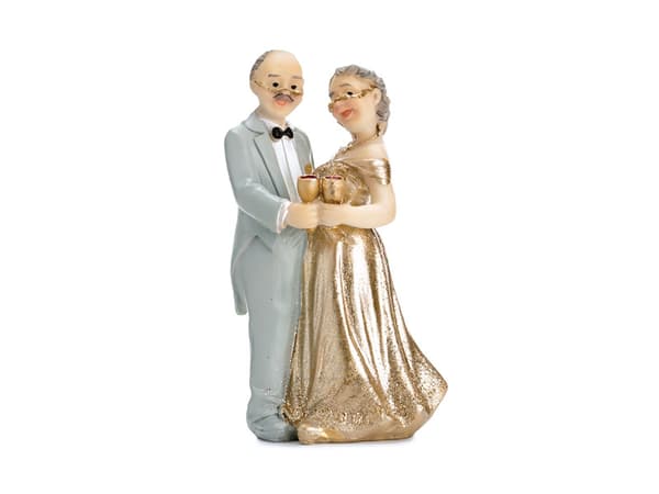 Kultahääpäivähahmo, 12 cm (1 pkt / 96 kpl)