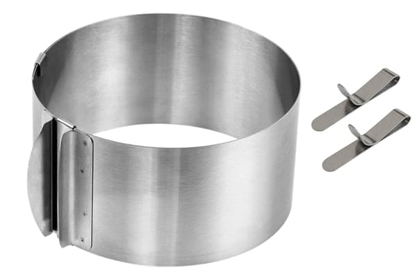 Tårtkant 8 cm justerbar 16-30 tårtring + 2X GRATIS KLÄMMOR