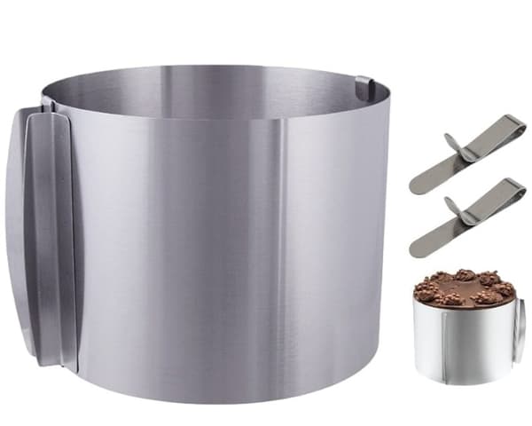 Tårtkant 12 cm justerbar 16-30 tårtring + 2X GRATIS KLÄMMOR