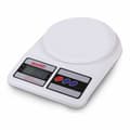 Miniatyrbillede 3 af 4: køkkenvægt Basic Home Digital 7 kg Hvid 23 x 16 x 3,6 cm (6 enheder)