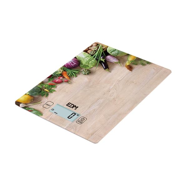 Keittiövaaka EDM 07527 Ruskea Puu 5 kg