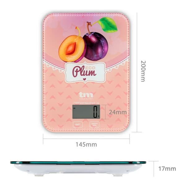 Köksvåg TM Electron Eco Plum 5 kg