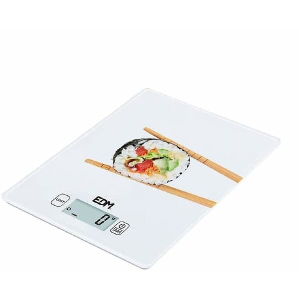 køkkenvægt EDM 07526 Hvid 5 kg