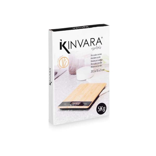 køkkenvægt Kinvara B3301-BAMBOO 5 kg