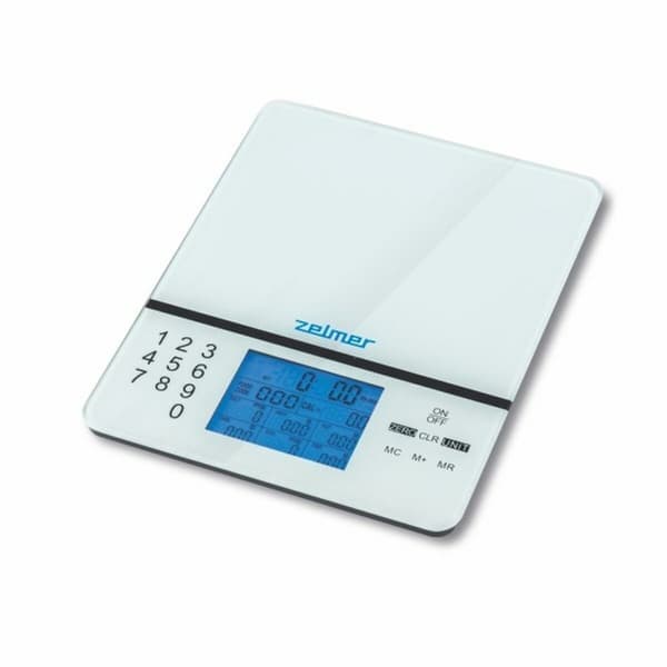 køkkenvægt Zelmer ZKS 1500N Hvid 5 kg