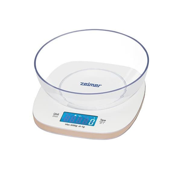 køkkenvægt Zelmer ZKS 1451 Blå Hvid 5 kg 1 L