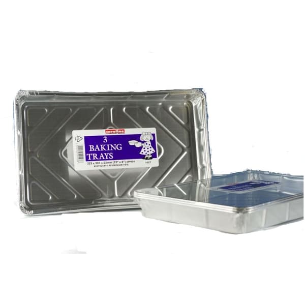 Caroline Bakplatta (paket med 3) Silver Pack Of 3