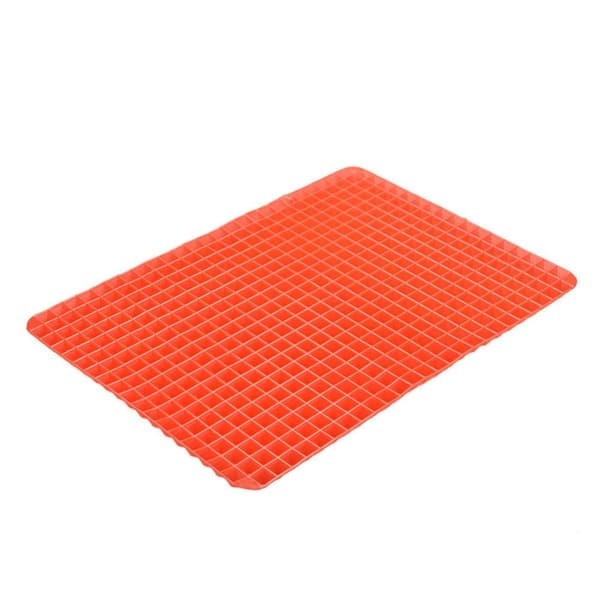 Non-Stick silikon ugnsmatta, Pyramid format hälsosam matlagning.