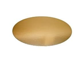 Kagepap Ø280mm 800g sølv/guld,100 stk/krt