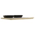 Pikkukuva 2 / 4: Alkuruokasetti DKD Home Decor Musta Luonnollinen Bambu Muovinen Kivitavara Taulu Cottage 33 x 19,7 x 3,5 cm (4 pcs)