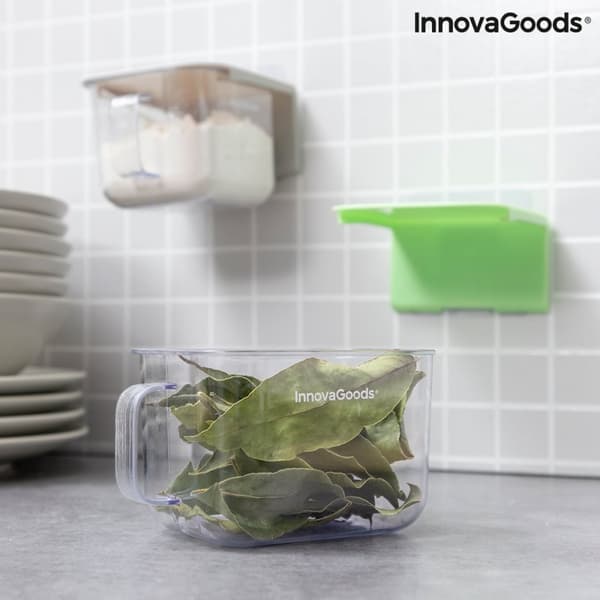 Irrotettavat ja liimatarralla kiinnitettävät keittiörasiat Handstore InnovaGoods 2 yksikön pakkaus