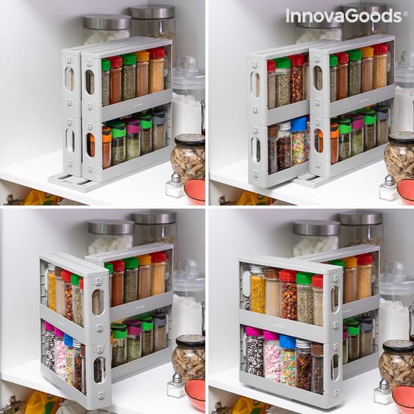 Skyvende og svingende krydderorganisator Rispick InnovaGoods