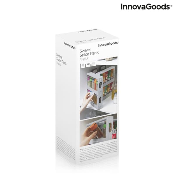 Skyvende og svingende krydderorganisator Rispick InnovaGoods