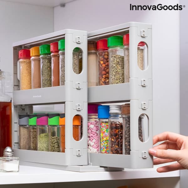 Skyvende og svingende krydderorganisator Rispick InnovaGoods