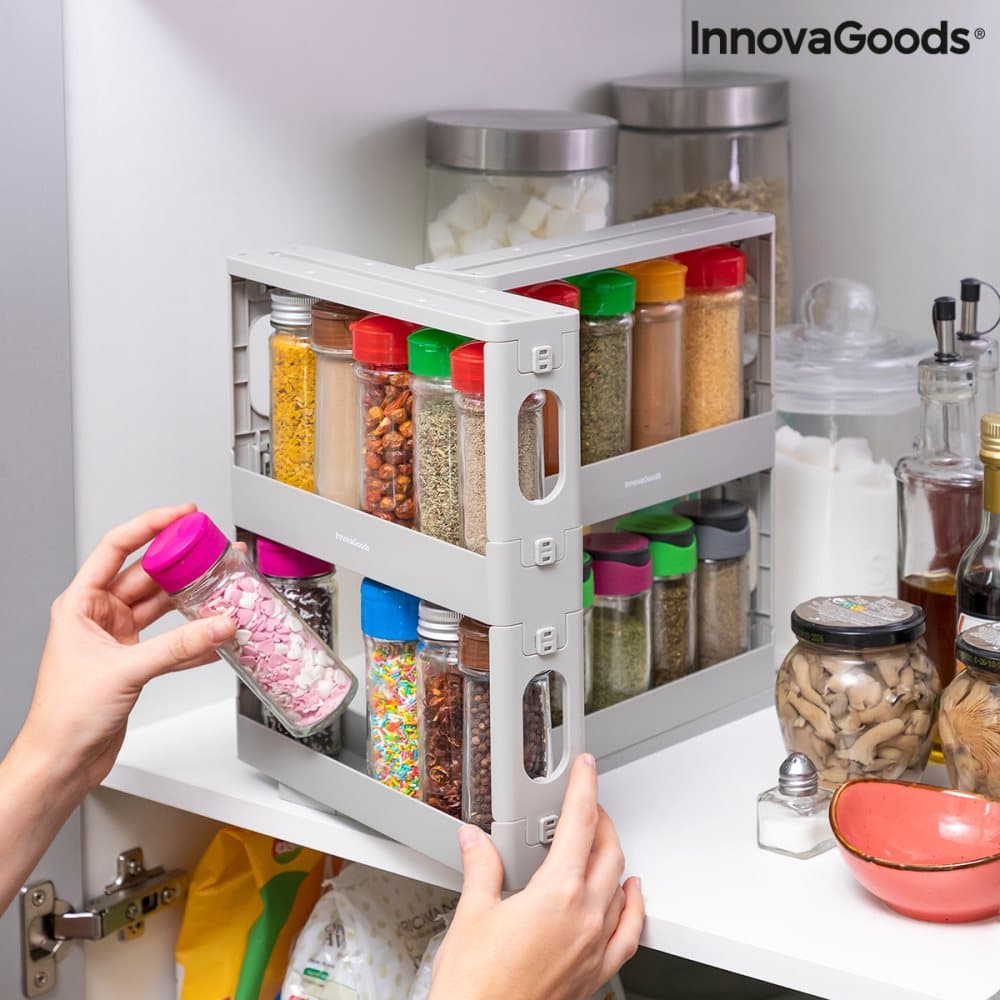 Skyvende og svingende krydderorganisator Rispick InnovaGoods