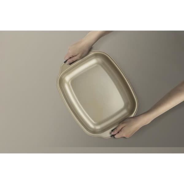 Non-stick belagd brödplatta - 35,5*30 CM - Lämplig för ugnar