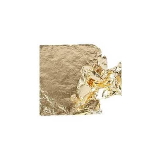 Bladguld, blad 16x16 cm, guld, 25 ark