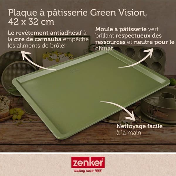 Patisserieplåt 42 x 32 cm Zenker Green Vision