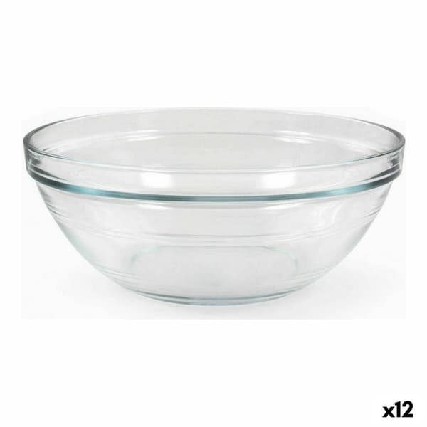 Salaattikulho Duralex Lys Läpinäkyvä Kristalli 2,4 L (12 osaa)