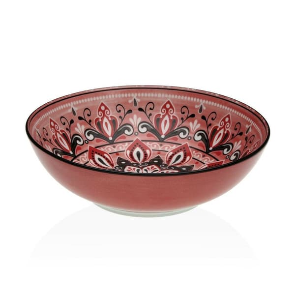 Salladsskål Versa Röd Keramik Porslin 22,5 x 9 x 22,5 cm