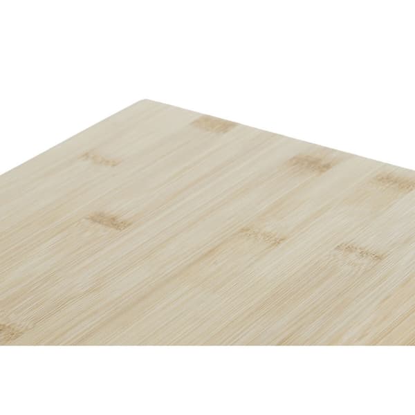Skärbräda DKD Home Decor Naturell Bambu Rostfritt stål 28 x 21,5 x 4,2 cm