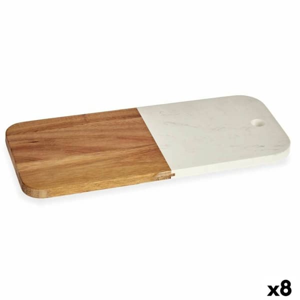 Skärbräda Kinvara 78374 Vit 18 x 1,5 x 38 cm (8 antal)