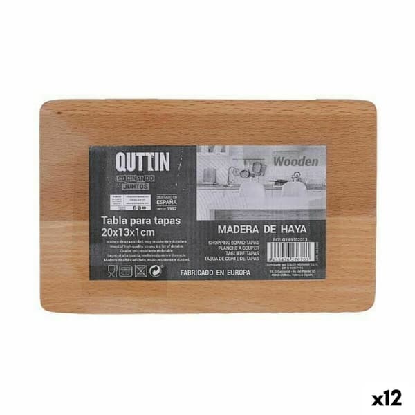 Skärbräda Quttin 20 x 13 x 1 cm (12 antal)