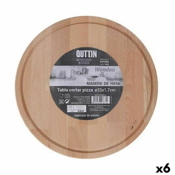 Serveringsbräda Quttin Quttin Rund Ø 33 x 1,7 cm (6 antal)