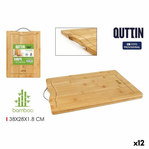 Skärbräda Quttin Bambu 38 x 28 x 1,8 cm (12 antal)