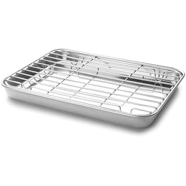 Grillplatta - Lacor - 15562 - Rostfritt stål - Avtagbar grill - 21,5x15x2 cm