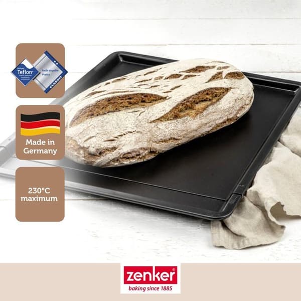Bakplåt - Zenker - 37 x 52 cm - Utdragbar - Rostfritt stål - Non-stick