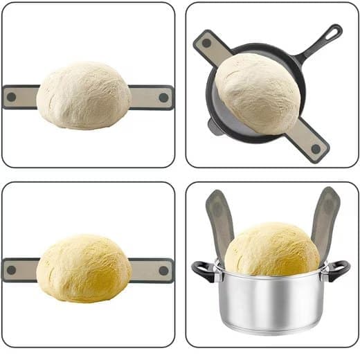 Rygmåtte 2-pak Silikone, Nonstick, Lange håndtag