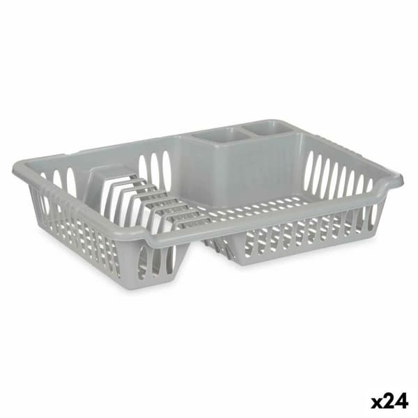Diskställ Kinvara YMA04 1098 01 Silvrig 40 x 8 x 29,5 cm (24 antal)