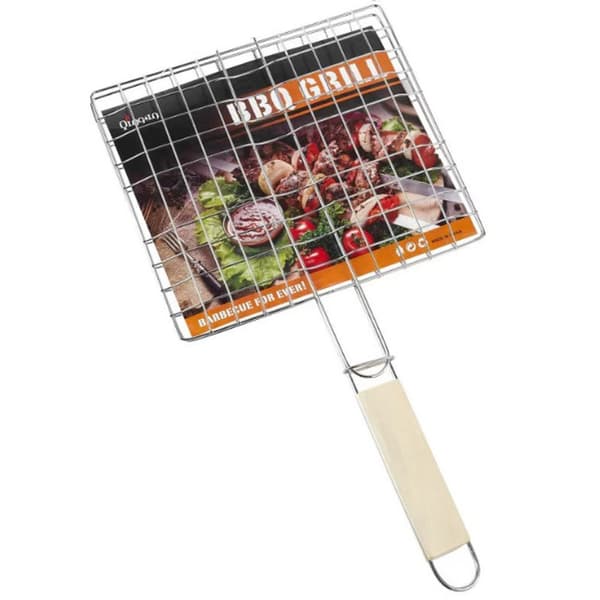Grillhalster med Trähandtag 37x21cm