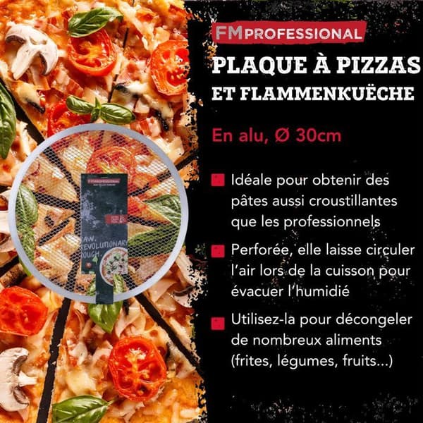 Platt pizza fryst 30 cm FM Professional