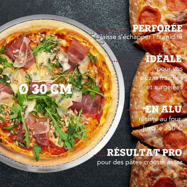 Platt pizza fryst 30 cm FM Professional