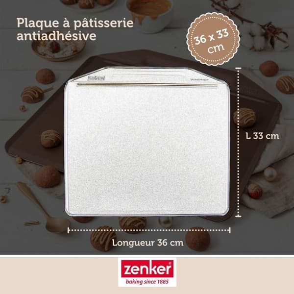 Plåt för bakning utan kant 36 x 33 cm Zenker Mojave Gold