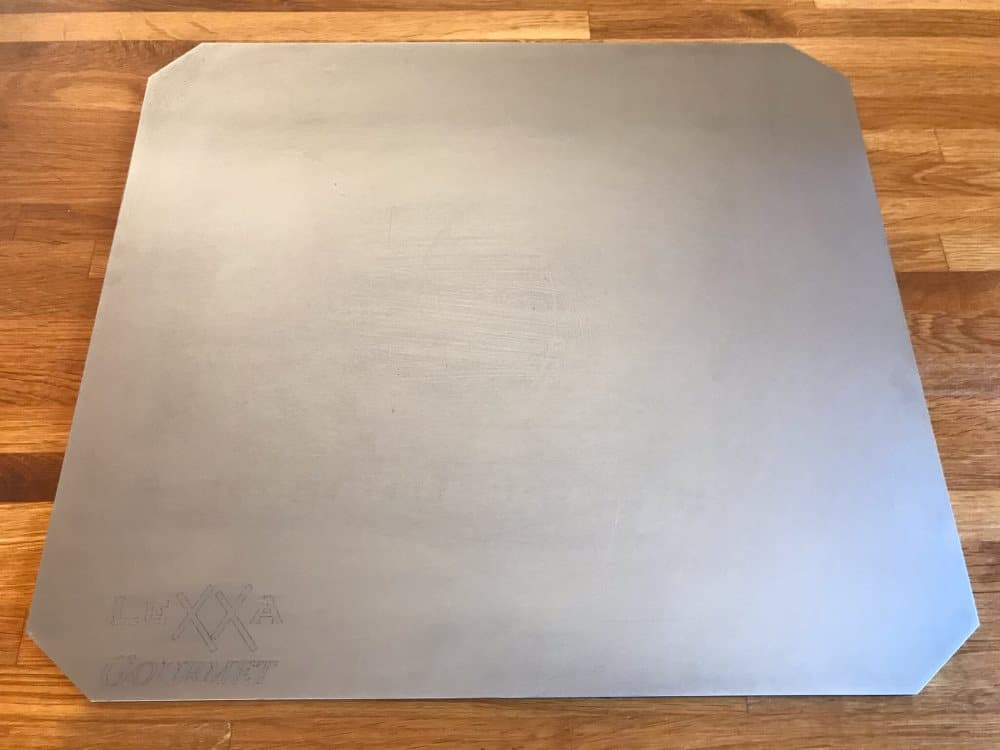 Pizzastål fyrkantigt 370 X 330 mm