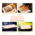 Miniatyrbild 2 av 4: Yolistar Pizzasten med spade - Cordierite Pizza Board Set för matlagning av pizza, bröd (38*30cm)