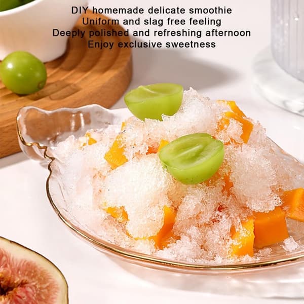Shaved Ice ismaskine Ice Crusher med 2 isterningbakker