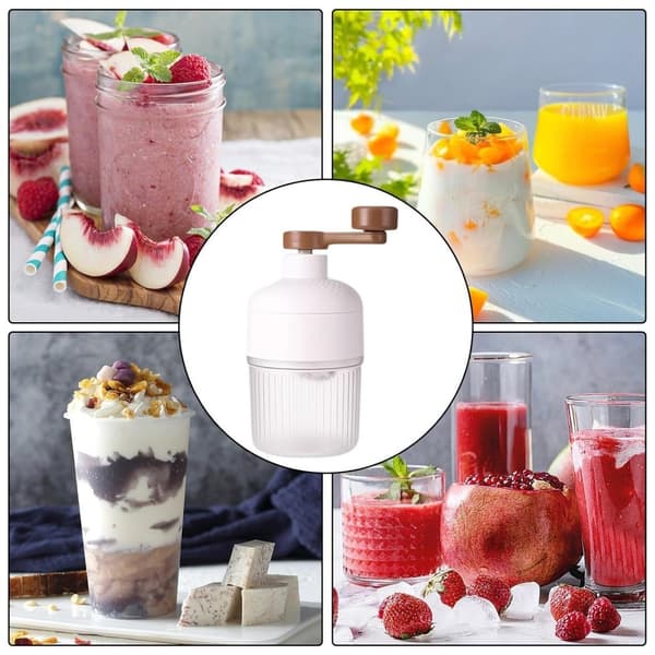 Shaved Ice ismaskine Ice Crusher med 2 isterningbakker