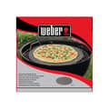 Miniatyrbild 2 av 2: Grilltillbehör - WEBER - Pizzasten Ø 36 cm - Förglasad koksten - Vit