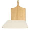 Miniatyrbild 1 av 4: Tognana pizzasten - W598903PRBL - Pizzastensset 3 stycken 38 cm x 30 cm x H 3 cm, kräm