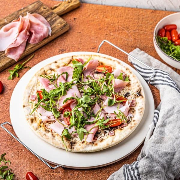 Pierre à pizza Klausberg - KB-7788 - PIERRE FÖR ATT GRILLA OCH SERVERA PIZZAN 33cm