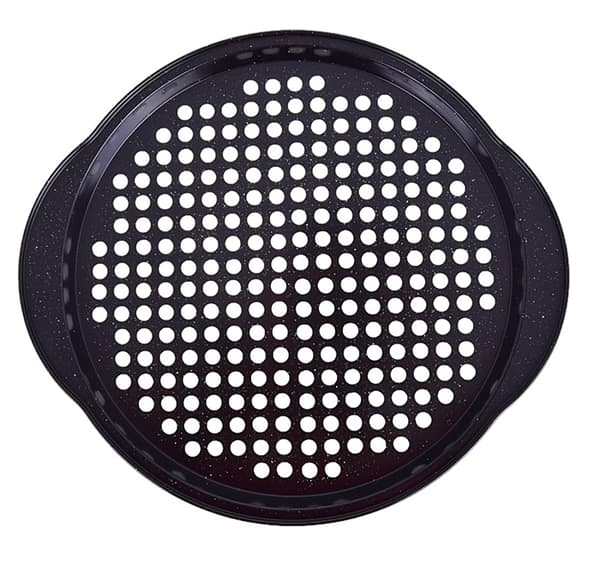 Pizzaplåt 33 cm med handtag, non-stick
