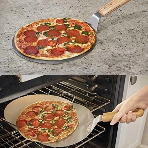 Pizzadej-overførselsstativ 30 cm rustfrit stål