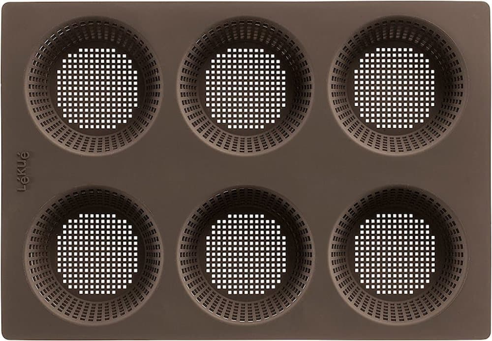 Bakform Småfranska x6 Perforerad Silikon