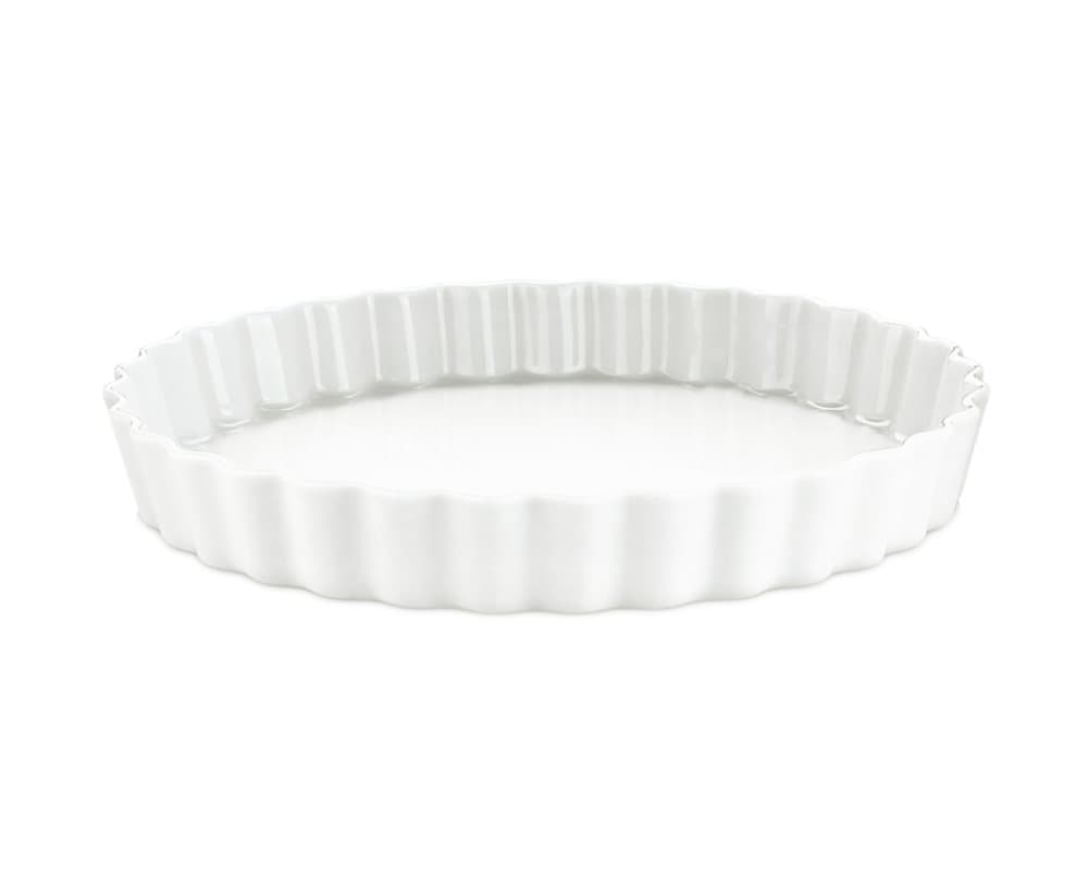 Tærteform nr. 9 hvid, Ø 27,5 cm