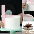 Miniatyrbillede 1 af 7: Adjustable Cake Edge Spatula Cream Scraper