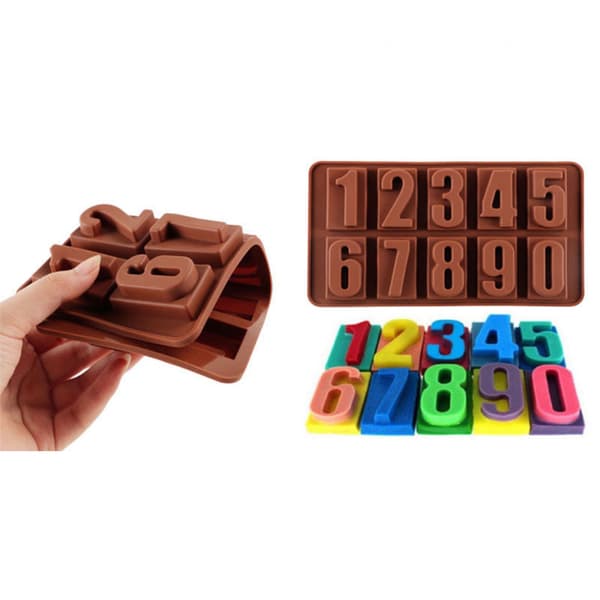 3D Silicone Alphabet Letter Number Chocolate Cake Fondant